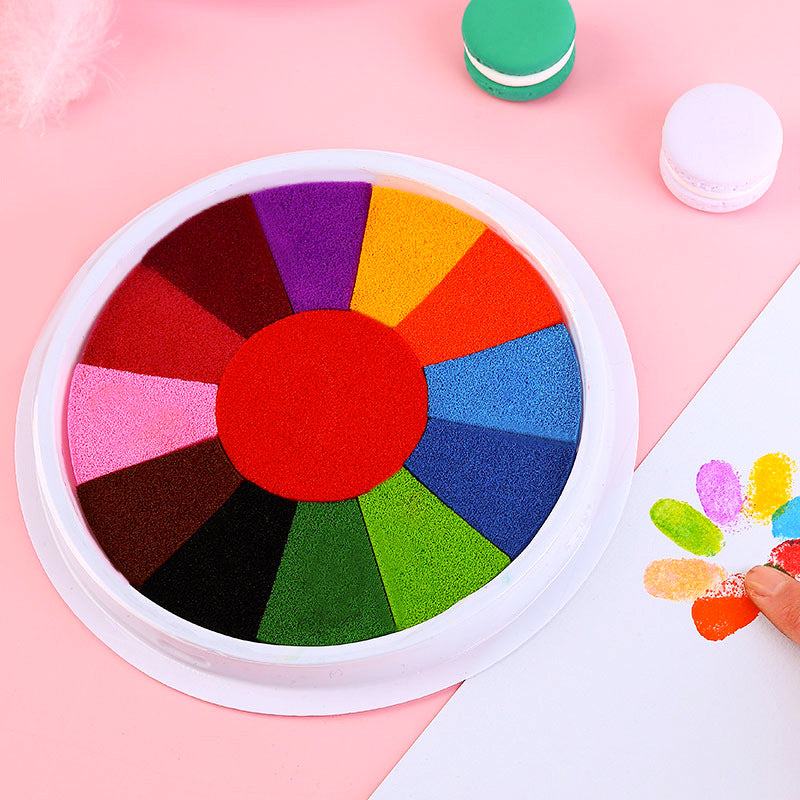 Children's DIY Finger Painting Ink Pad