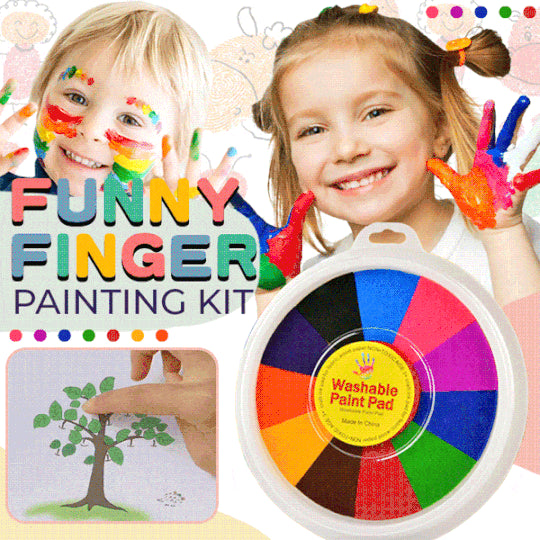 Children's DIY Finger Painting Ink Pad