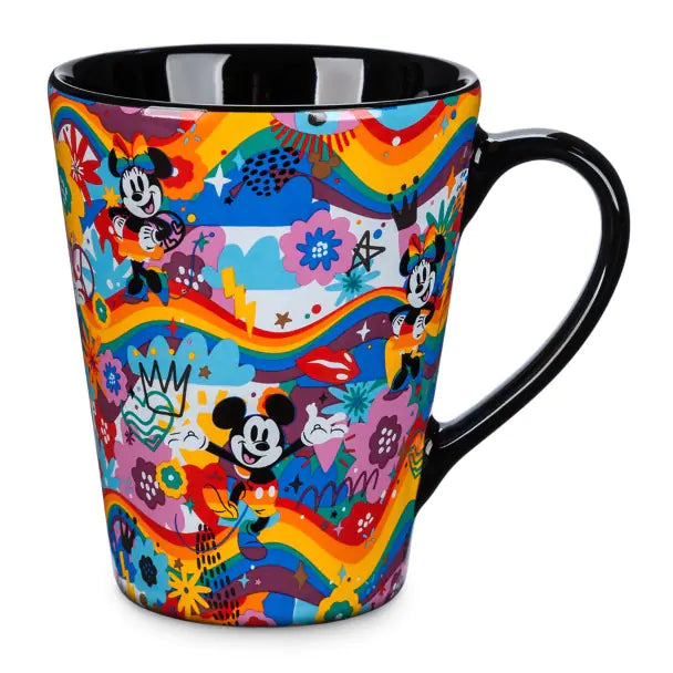 Mickey Minnie Mouse Rainbow Collection Ceramic Mug